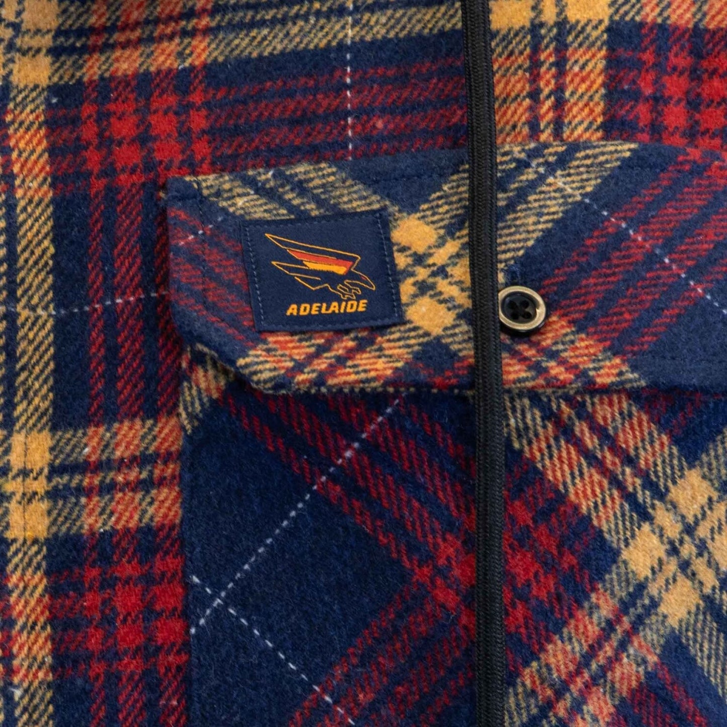 Adelaide Crows Highland Hooded Flannel Shirt