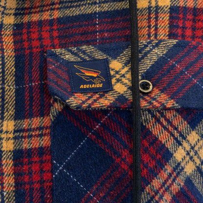 Adelaide Crows Highland Hooded Flannel Shirt