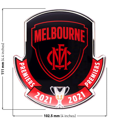 Melbourne Demons Premiership 2021 Logo Decal
