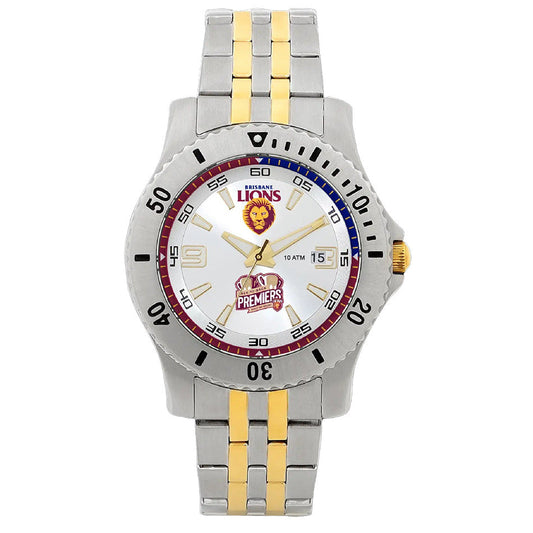 Brisbane Lions 2025 Premiers Two Tone Watch