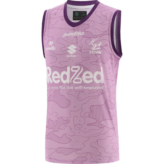 Melbourne Storm 2026 O'Neill's Training Singlet Lilac