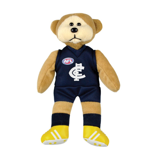 AFL Carlton Blues Beanie Bear 21CM