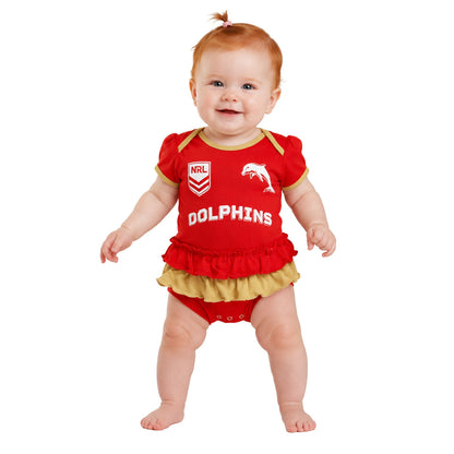 Dolphins NRL Girls Tutu Footysuit