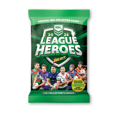 2026 Select League Heroes Official NRL Collector Cards