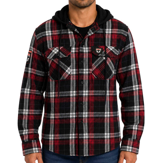 St Kilda Saints Highland Hooded Flannel Shirt