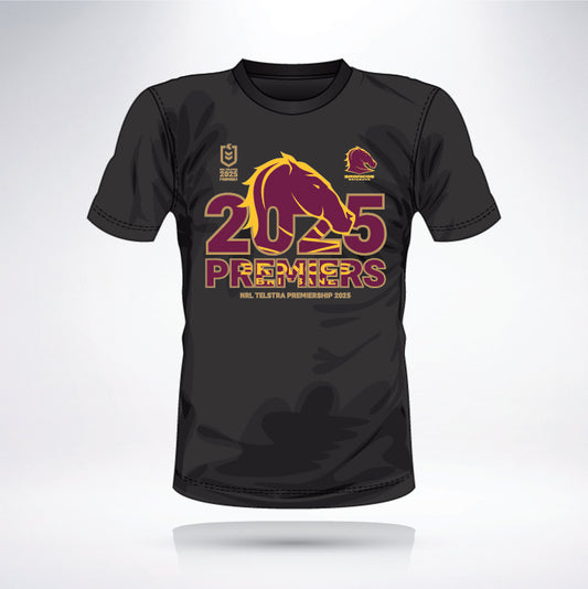 Brisbane Broncos Youth 2025 Premiers Tee