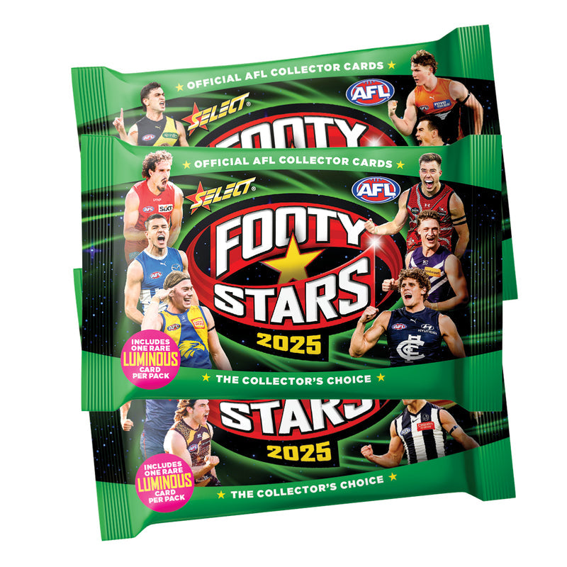 GREAT NEWS IN STORE NOW     2025 Select Footy Stars Official AFL Collector Cards