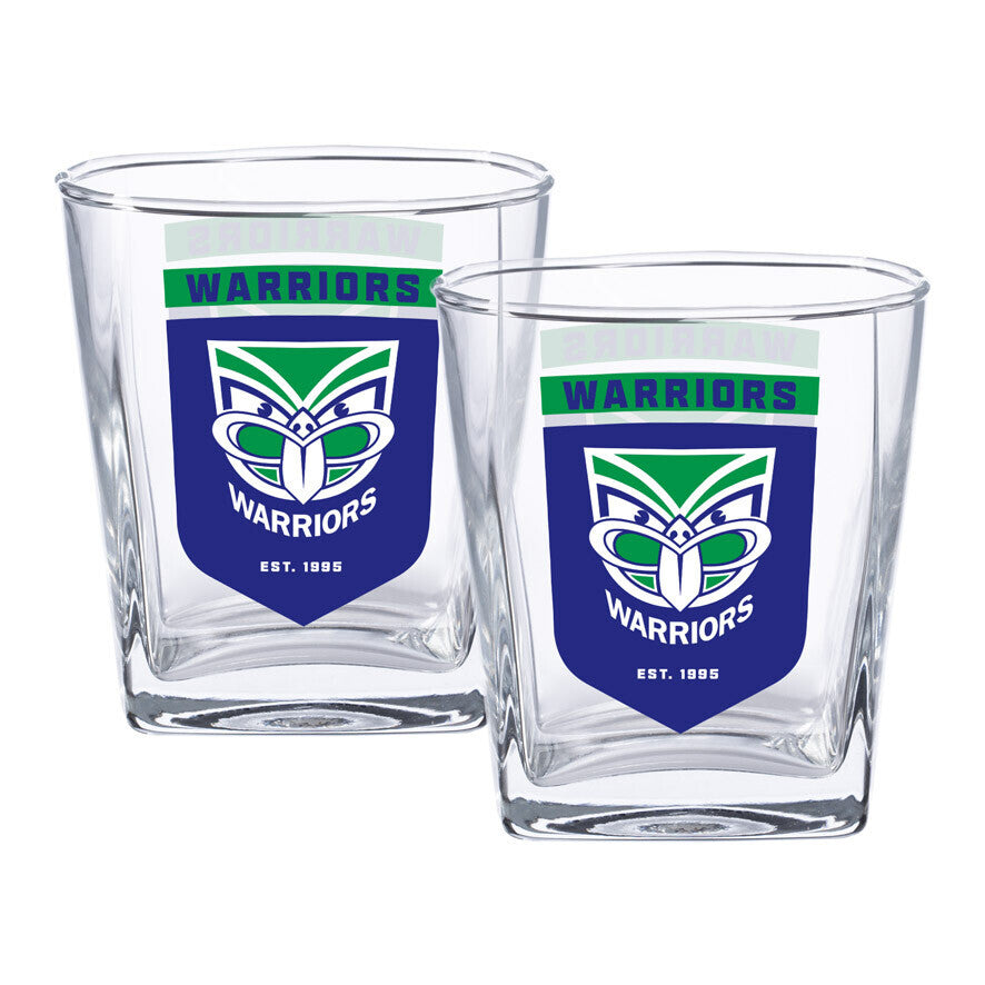 New Zealand Warriors Set of 2 Spirit Glasses