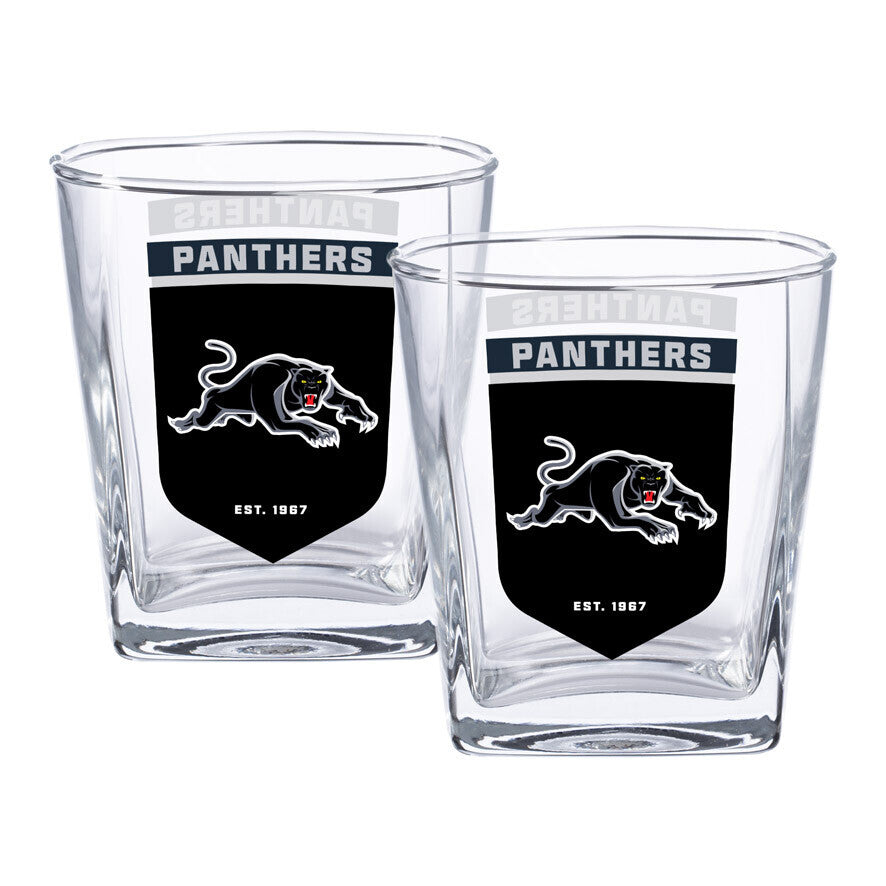 Penrith Panthers Set of 2 Spirit Glasses