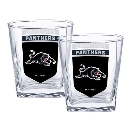 Penrith Panthers Set of 2 Spirit Glasses