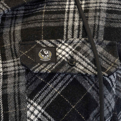 Collingwood Magpies Highland Hooded Flannel Shirt