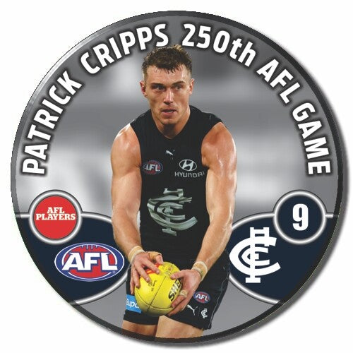 2026 AFL Patrick Cripps  250th Game badge