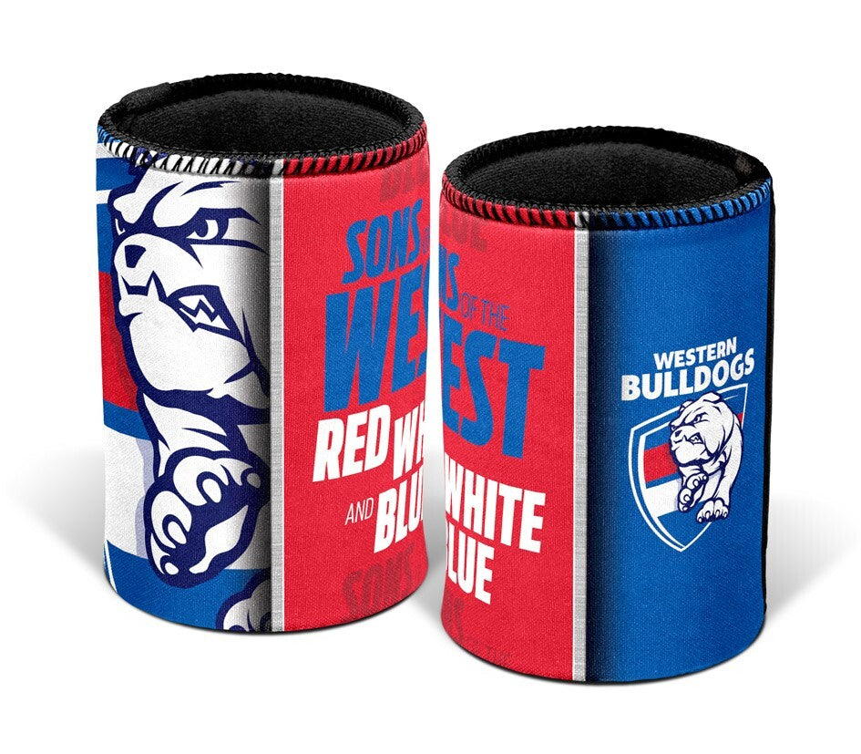 Western Bulldogs AFL Can Cooler with Bottle Opener