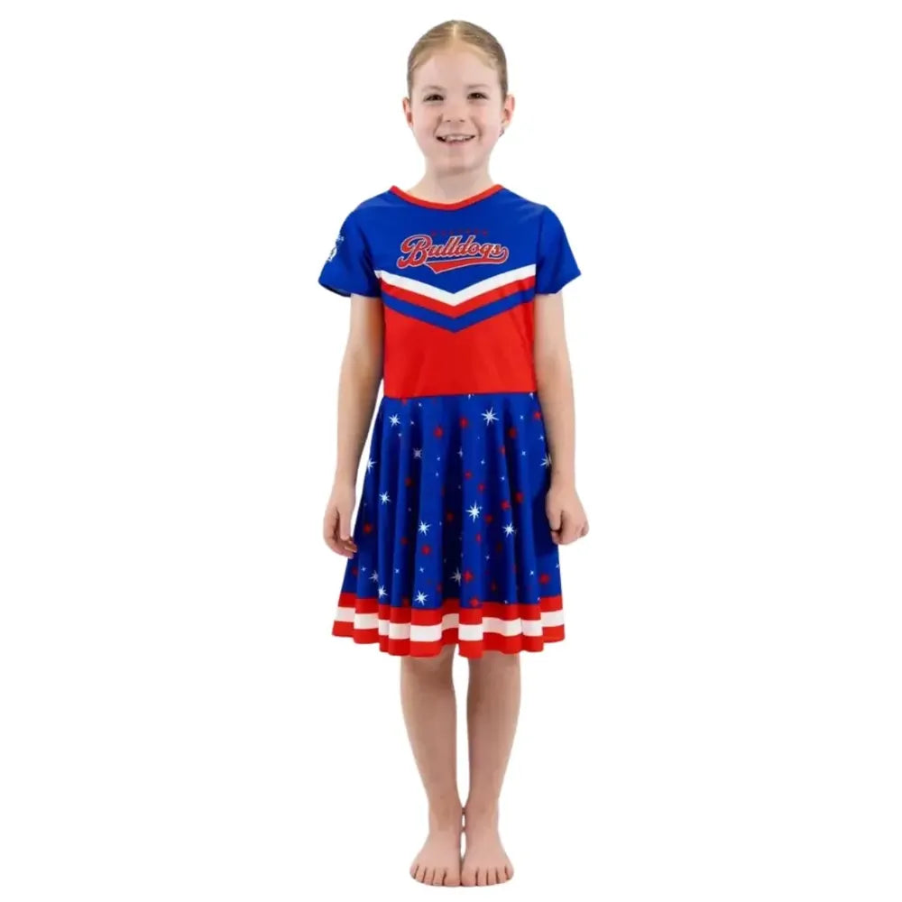 SALE SALE SALE                    AFL Western Bulldogs  Super Star Girls Dress