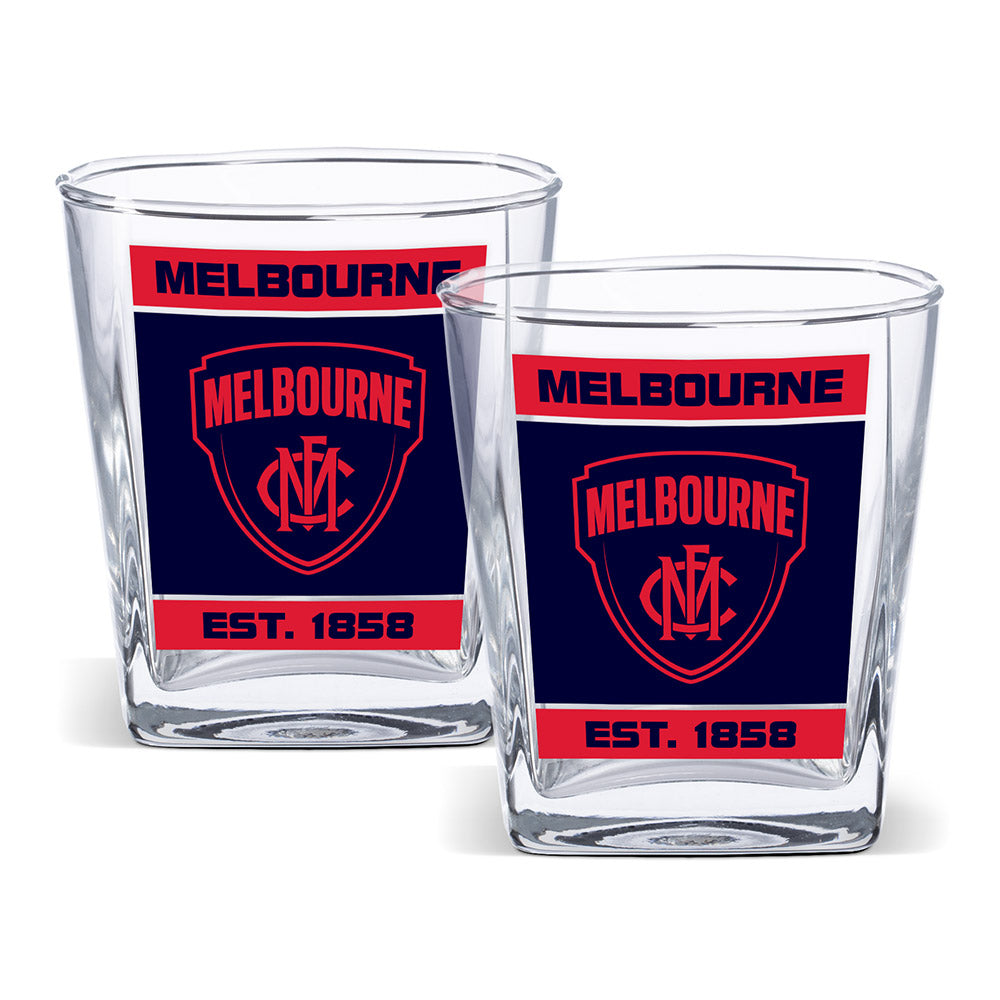 Melbourne Demons Set Of 2 Spirit Glasses