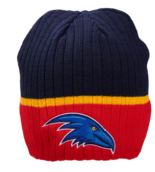 AFL Adelaide Crows Boundary Rib Beanie