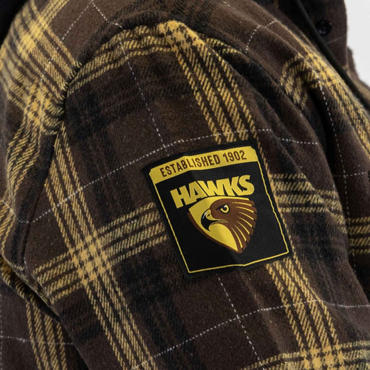 Hawthorn Hawks Highland Hooded Flannel Shirt
