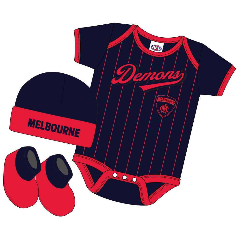Melbourne Demons Infant Lullaby 3 piece set