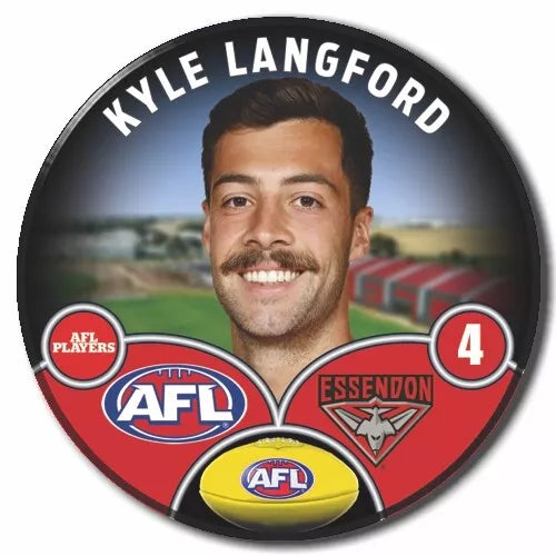 Essendon Bombers Kyle Langford Badge