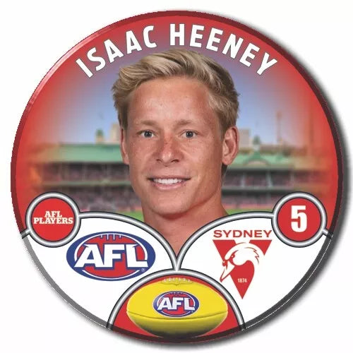 Sydney Swans Isaac Heeney Badge