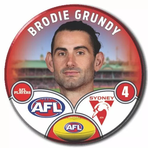 Sydney Swans Brodie Grundy Badge