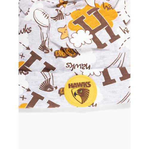 Hawthorn Hawks Baby Cloud Beanie
