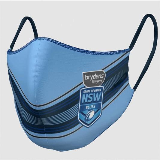 STOCKTAKE SALE            NSW State Of Origin Reversible Face mask
