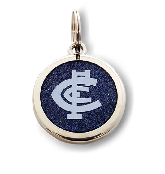 Carlton Blues Engravable Pet Tag