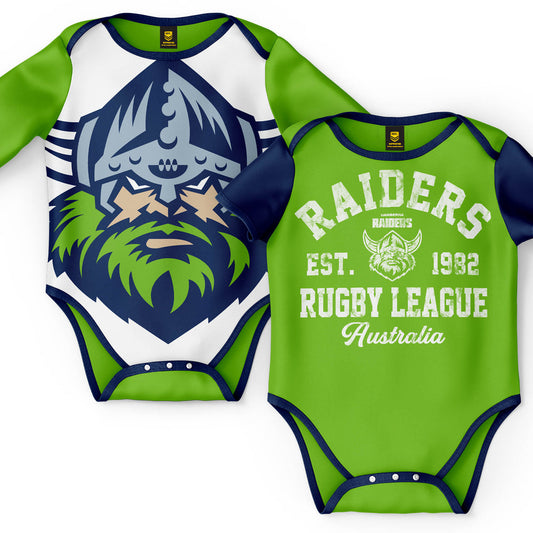 Canberra Raiders NRL 2pc Bodysuit Gift Set