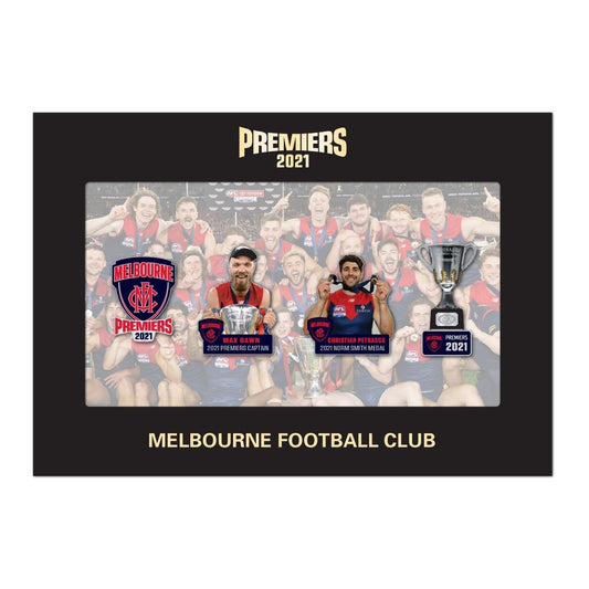 Melbourne Demons 2021 AFL Premiers 4 Pin Set