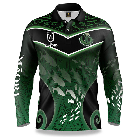 SALE SALE SALE          Maori All Stars 2022 Fishing Shirt - Adult