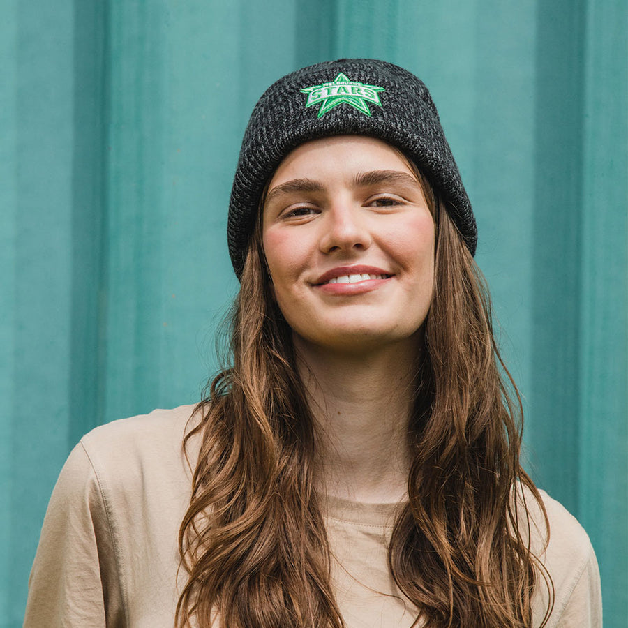 SALE SALE SALE   Melbourne Stars Black '47 Cuff Knit Beanie