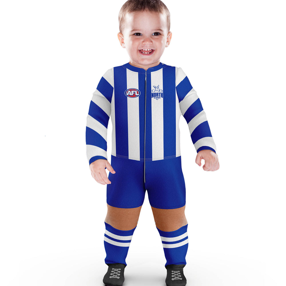 North Melbourne Baby Footysuit