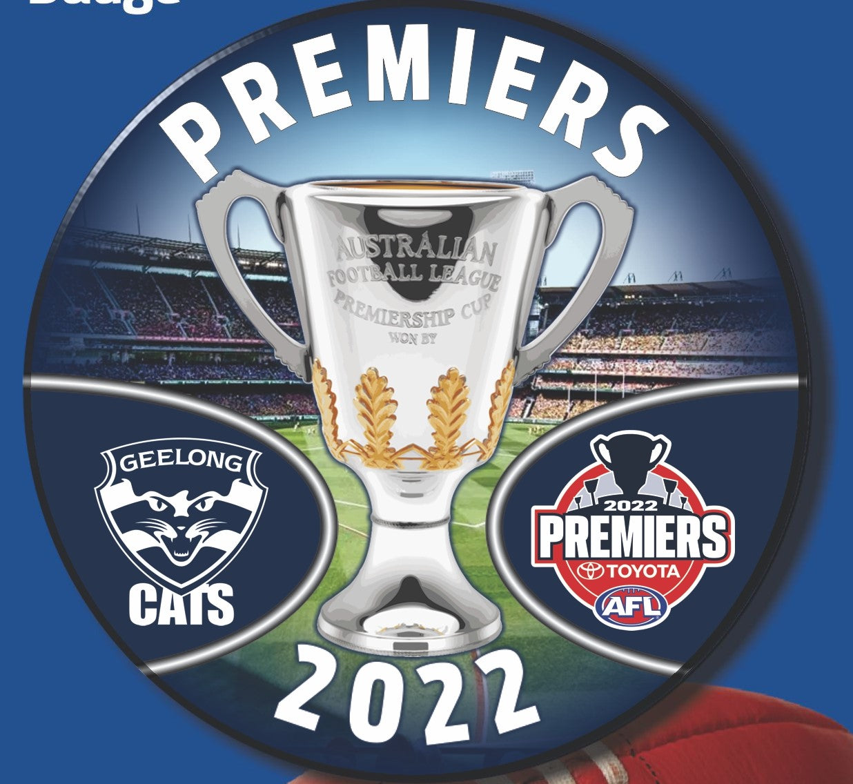 2022 AFL Premiership Geelong Cats Badge Exclusive Collections Australia