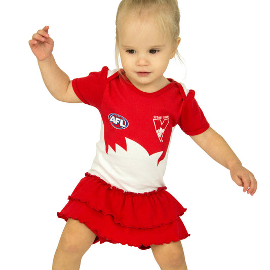 Sydney Swans Girls Tutu Footysuit