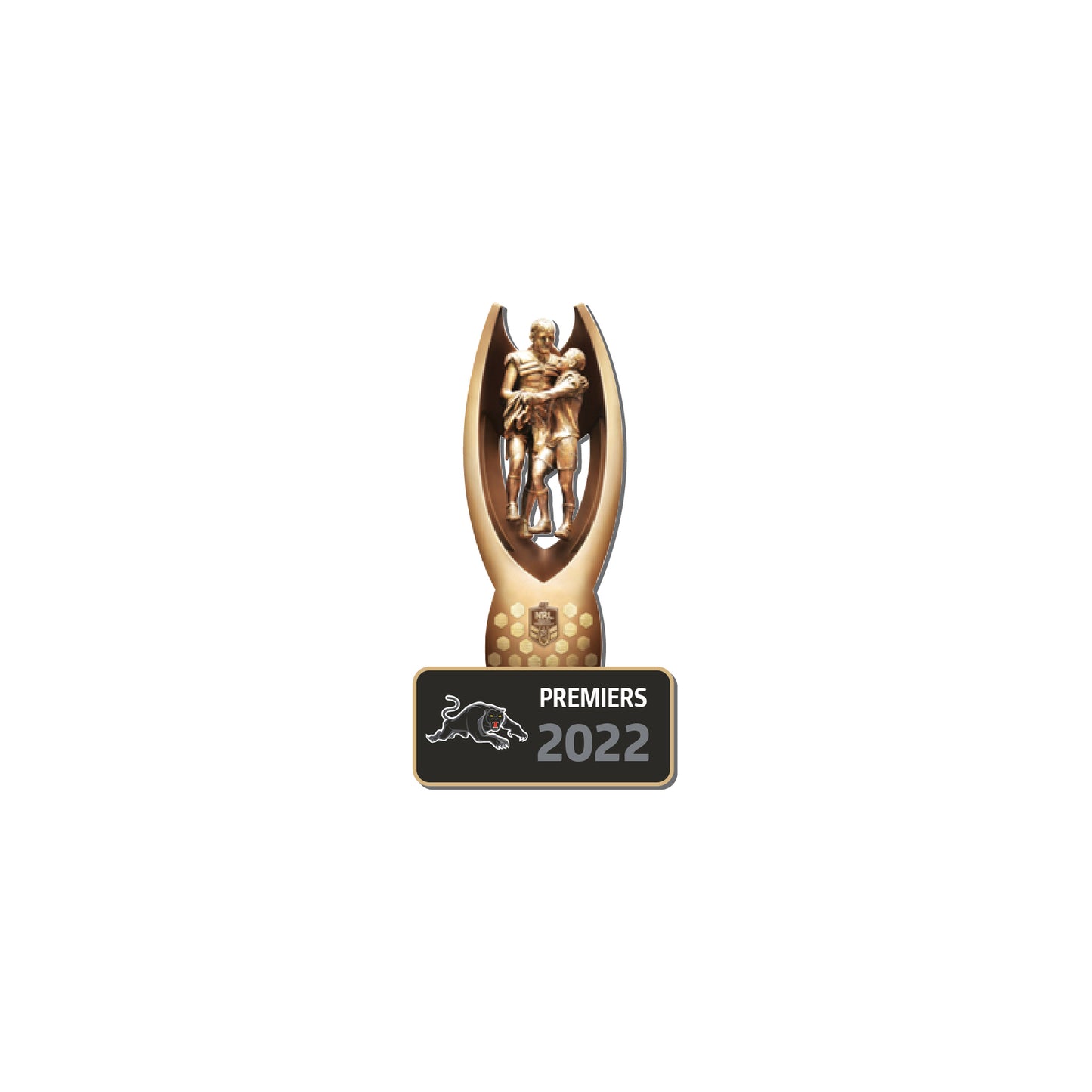 SALE SALE SALE          2022 NRL Penrith Panthers Premiership 3D Trophy Pin