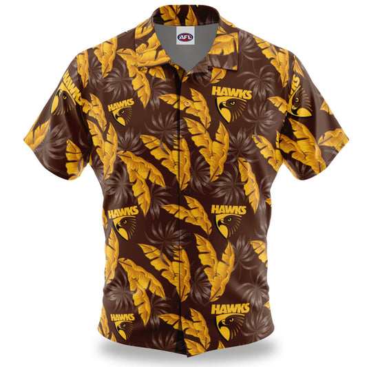 SALE SALE SALE      Hawthorn Hawks Paradise' Hawaiian Shirt