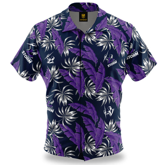 SALE SALE SALE  Melbourne Storm Paradise' Hawaiian Shirt