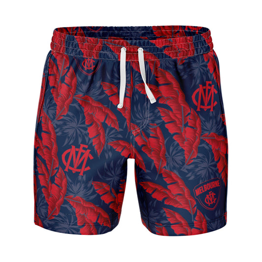 Melbourne Demons 'Paradise' Volley Swim Shorts