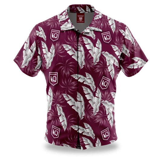 QLD Maroons Paradise' Hawaiian Shirt