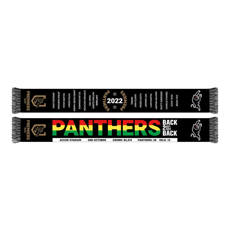 SALE SALE SALE            2022 NRL Penrith Panthers Premiership Scarf
