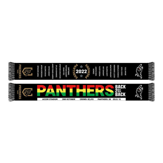 SALE SALE SALE            2022 NRL Penrith Panthers Premiership Scarf