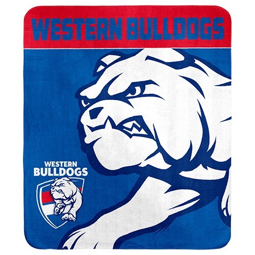 SALE SALE SALE      Western Bulldogs Polar Fleece Throw Rug