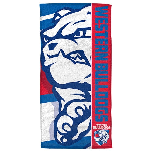 Western Bulldogs Beach Towel