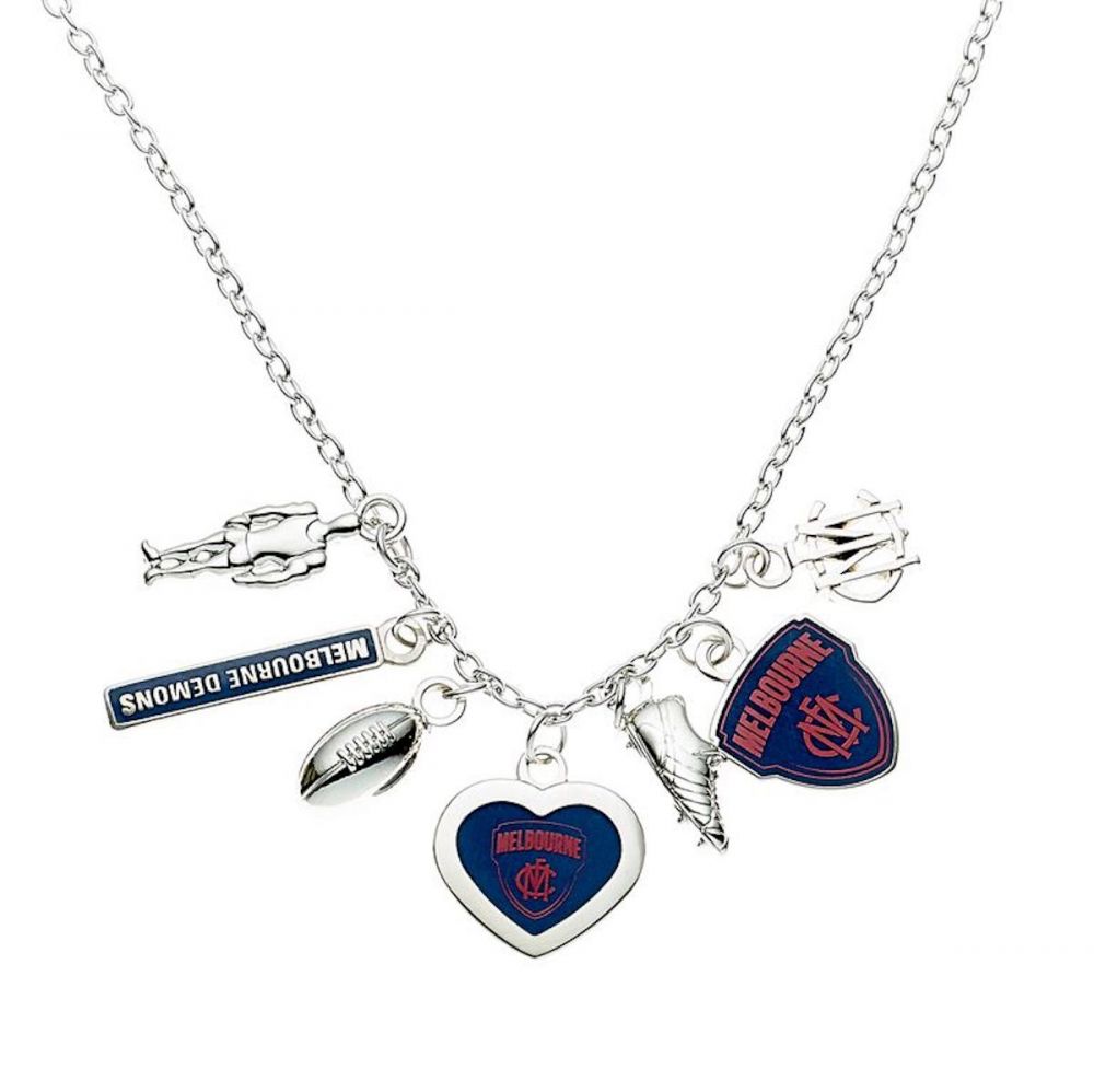 SALE SALE SALE                                        Melbourne Demons Charm Pendant Necklace Team Logo Pendants Jewellery