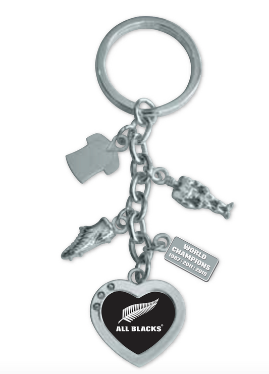 All Blacks Charm KeyRing