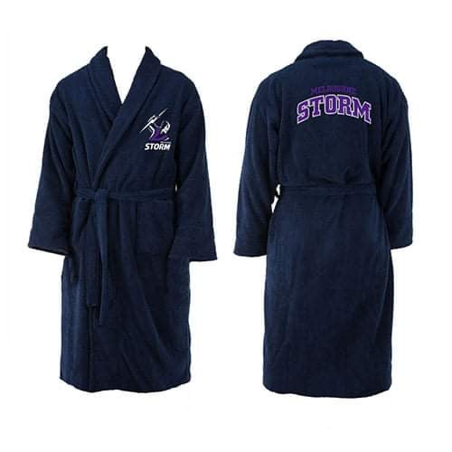 SALE SALE SALE                      Melbourne Storm Adult Dressing Gown Robe