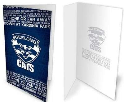 AFL Team Musical Greeting Cards