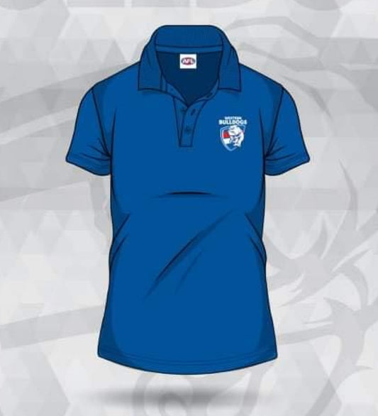 Western Bulldogs Men's Adults Logo Polo Shirt