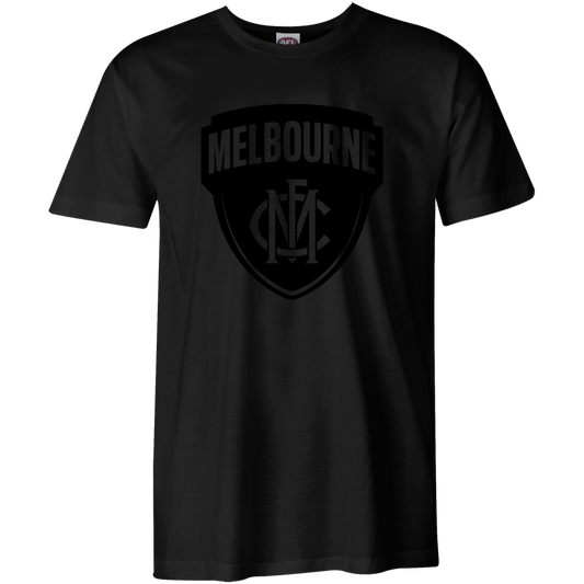 Melbourne Demons Mens Stealth Black Tee